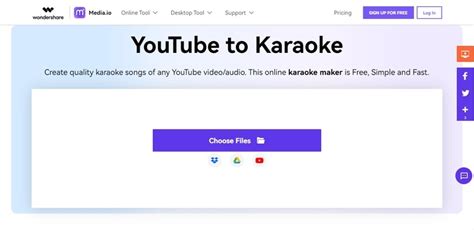 youtube link to karaoke converter online free|Make karaoke online .